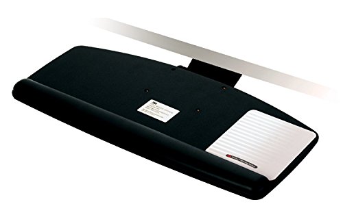 3M Akt65Le Tool-Free Install Knob Adjust Keyboard Tray With Standard Platform, Black #TOP7
