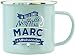 Produktbild History & Heraldry Echter Kerl - Emaille Becher Marc - individuelle Tasse mit Name und Spruch