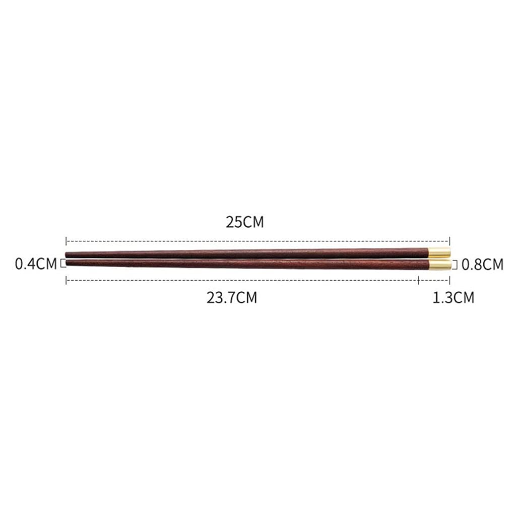 Essstäbchen aus Holz, wiederverwendbar und Essstäbchenablage-Set, Essstäbchen-Geschenkset aus Naturholz mit Etui, spülmaschinenfest, japanische, koreanische, rutschfeste Essstäbchen für Restaurant u