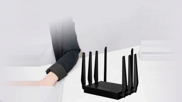 5g CPE Router 5g LTE CPE Modem Router De Alta Velocidad Qualcomm X55 Support Wifi6 Ax3000 Dualband Support Voip Uoihnshigy