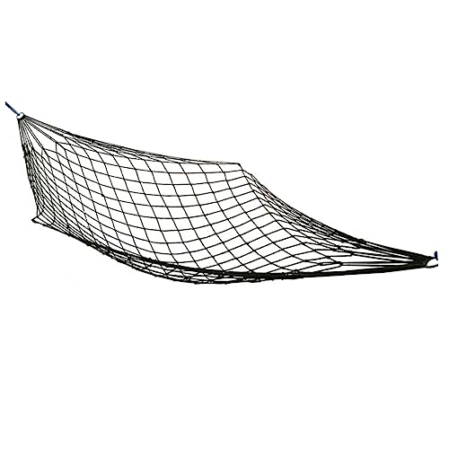 BCOATH Meshy Rope Hammock Portable Nylon Sleeping Net Bed for Outdoor Hiking Camping and Backyard Use Supports Quick-Dry and Easy to Clean