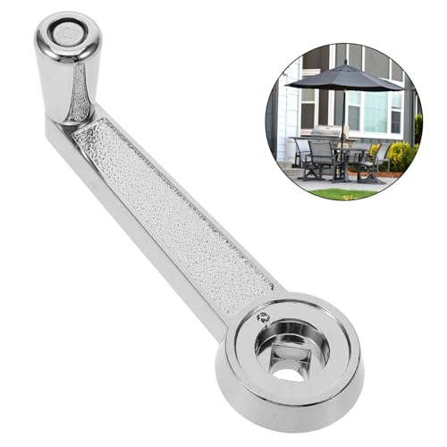 Ajuste angular fácil con la manivela para paraguas de exterior TOYANDONA resistente 7