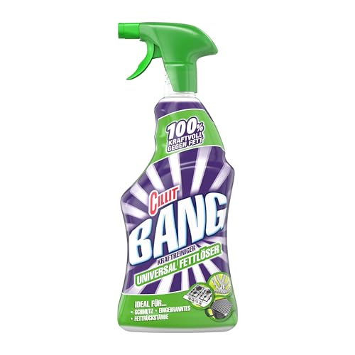 CILLIT BANG Kraftreiniger Universal Fettlöser – 100% kraftvoll gegen Fett – 1 x 750 ml