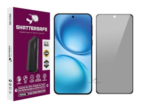 Image of Anti-Spy Privacy Tempered Glass Compatible For Vivo X200 FE [Pack of 1]. 9H Hardness, Anti-Scratch, Edge-to-Edge Protection With Easy Installation Kit & Case Friendly Fit.
