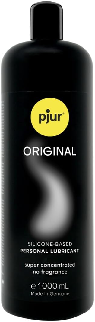pjur Original - Long-Lasting, Extra-Smooth Silicone-Based Lubricant and Massage Oil for Enhanced Pleasure - Latex Condom Compatible - Zero Odors, Flavors, or Preservatives (1.000ml)