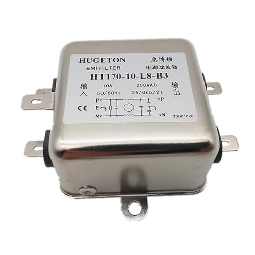 WBOBKO Filtr mocy serii HT170 HT170-10-L8-B3 B2 10A 20A 30A (HT170-6-W5-D3)
