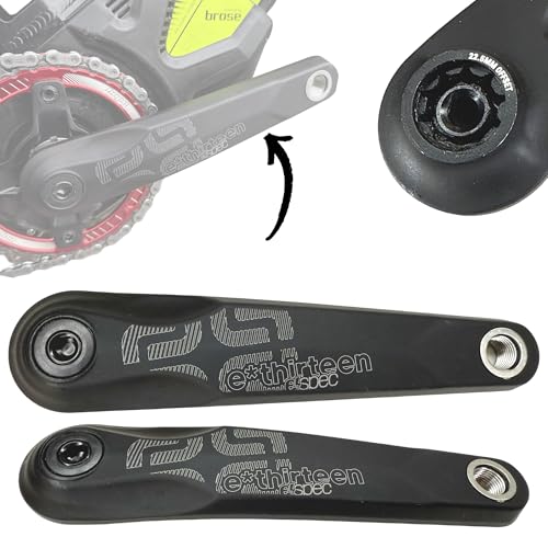 F26 MTB Ebike Ersatz ethirteen Kurbelarme 170mm kompatibel mit Motoren von Brose,Bosch Gen4,Gen5,px3 TQ,ZF Motoren,Avinox
