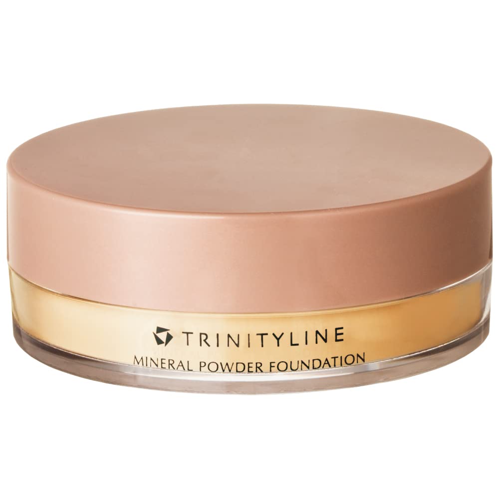Trinity Line Mineral Powder Foundation 0.3oz 8g Bare Skin Finish Japan