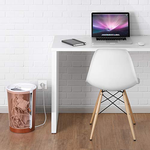 Rangement de câbles Bluelounge : panier de gestion au design minimaliste