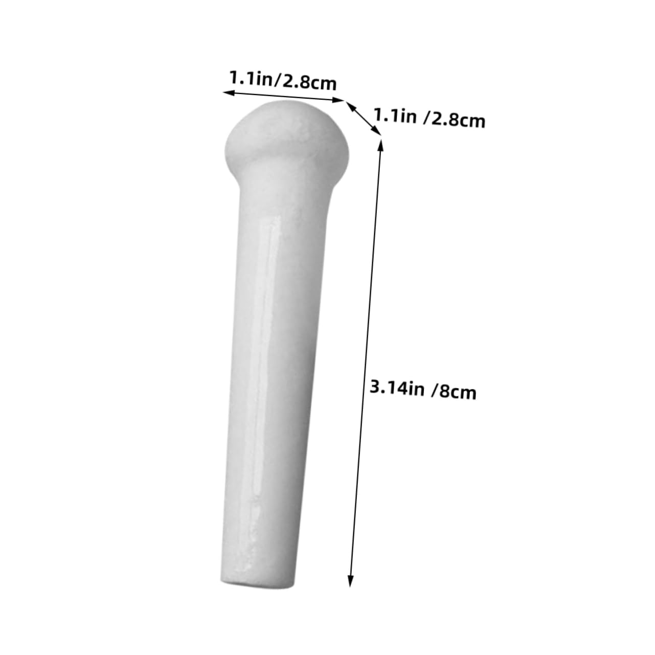 PRETYZOOM 10piezas Pestillo De Cerámica Para Utensilio De Cocina Ergonómico y Multipropósito Para Machacar Especias y Hierbas