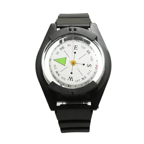 Fravsiu Reloj de brújula de supervivencia | Brújula de supervivencia resistente al agua - Correa de reloj de supervivencia brújula submarina para cazar senderismo al aire libre