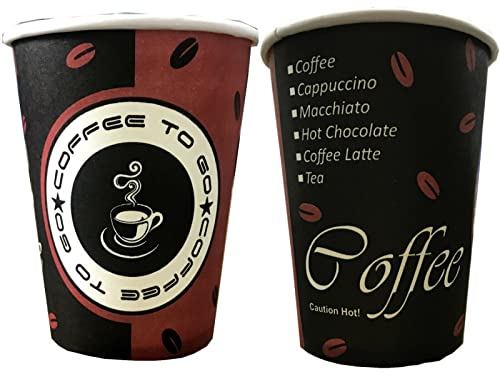 Fabricado en Alemania, 3000 x Trendsky 180 ml de papel duro, tazas desechables de papel para café, 0,18 l, biodegradables Cover