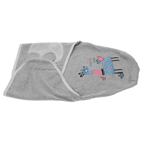ANDRESLAD 3 Piezas para recién Nacidos Recien Nacido Envolvente arrullo para Bebe arrullo recién Nacido Bolsa de para recién Nacido Mantas de algodón Grey