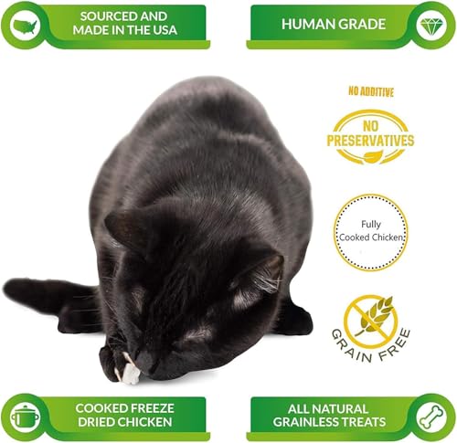 Life Essentials by Cat-Man-Doo | Chicken - 5oz. Bag | Freeze Dried Chicken Cat & Dog Treats | Healthy, Single Ingredient, Training Treats, High Protein - Image 5