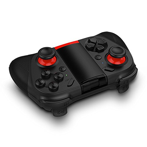 TNP Bluetooth Game-Controller Wireless Gamepad Joystick Joystick mit Handy-Clip für Android Samsung S7 S6 Edge Note 5 Nexus LG Smartphone Tablet Emulator Gear VR Windows PC via BT HID Protokoll - Image 4