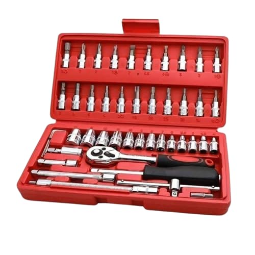 46 in 1 Tool Kit – Comprehensive Multi-Purpose Hand and Repair Tool Set for Home, Office, Electronics, DIY Projects, Durable, Portable, and Easy-to-Use