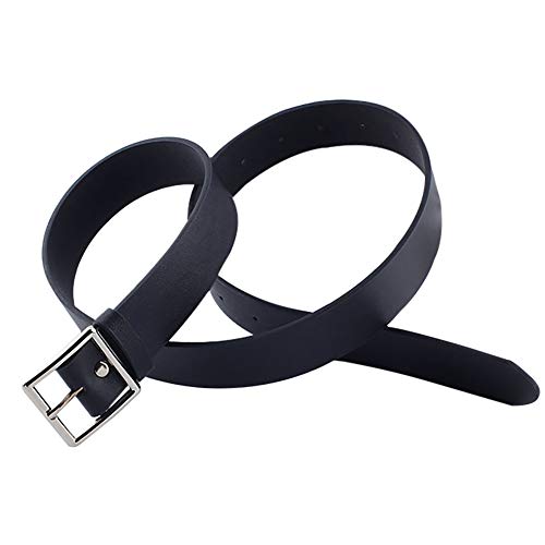 Valcatch Women Pin Buckle Belt, Soft Wide Waist Belt with Square Center Bar Buckle for Casual Dresses Jeans Pants