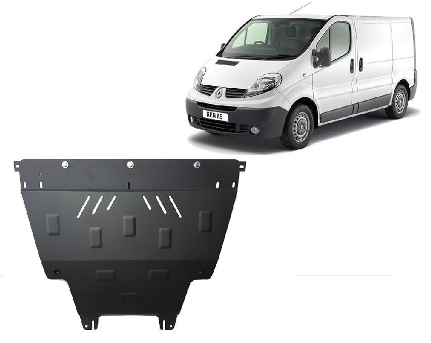 Protection métallique sous moteur Renault Trafic pour sécuriser vos chantiers