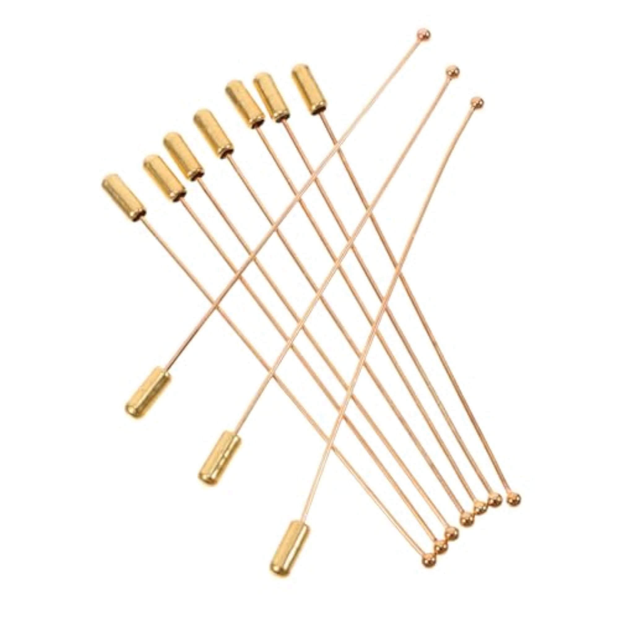 10pcs Refined Design Stainless Steel Lapel Stick Pins