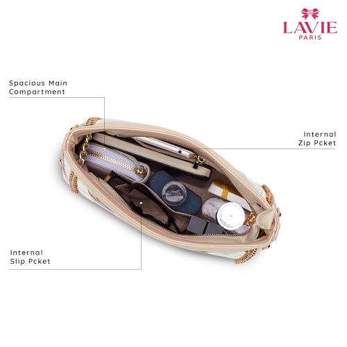Image of LAVIE PARIS Women's Fluer Medium Hobo Crossbody Sling Bag | Ladies Purse Handbag | Gift for Women