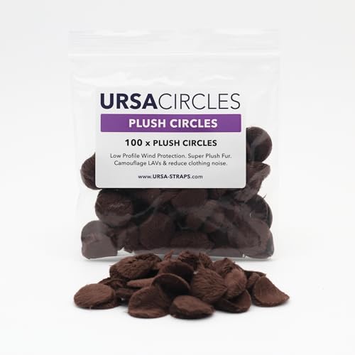 Couvertures LAV en peluche URSA marron | Disques 25 mm réutilisables