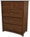 South Shore Willow Collection 4 Drawer Chest, Sumptous Cherry