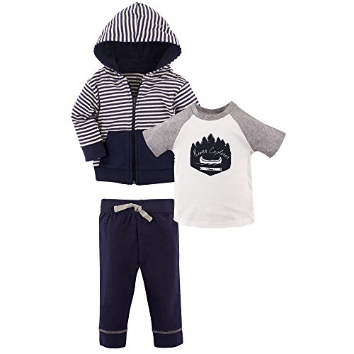 Yoga Sprout 3 Piece Jacket, Tee Top and Pant Set, Explorer, 5T