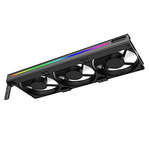 Holibanna Silent Argb Graphics Card Cooler 5v Computer Accessory Fan for Video Card Pc Fan Cooling