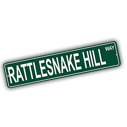 Brotherhood Aluminum Street Sign for Rattlesnake Hill - Massachusetts