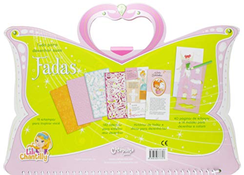Lili chantilly tudo para desenhar suas fadas