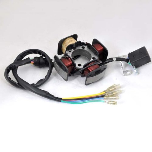 Wotefusi CG125 éclairage Moto 12V cuivre 4 pôles magnéto Stator Bobine Neuf Cover