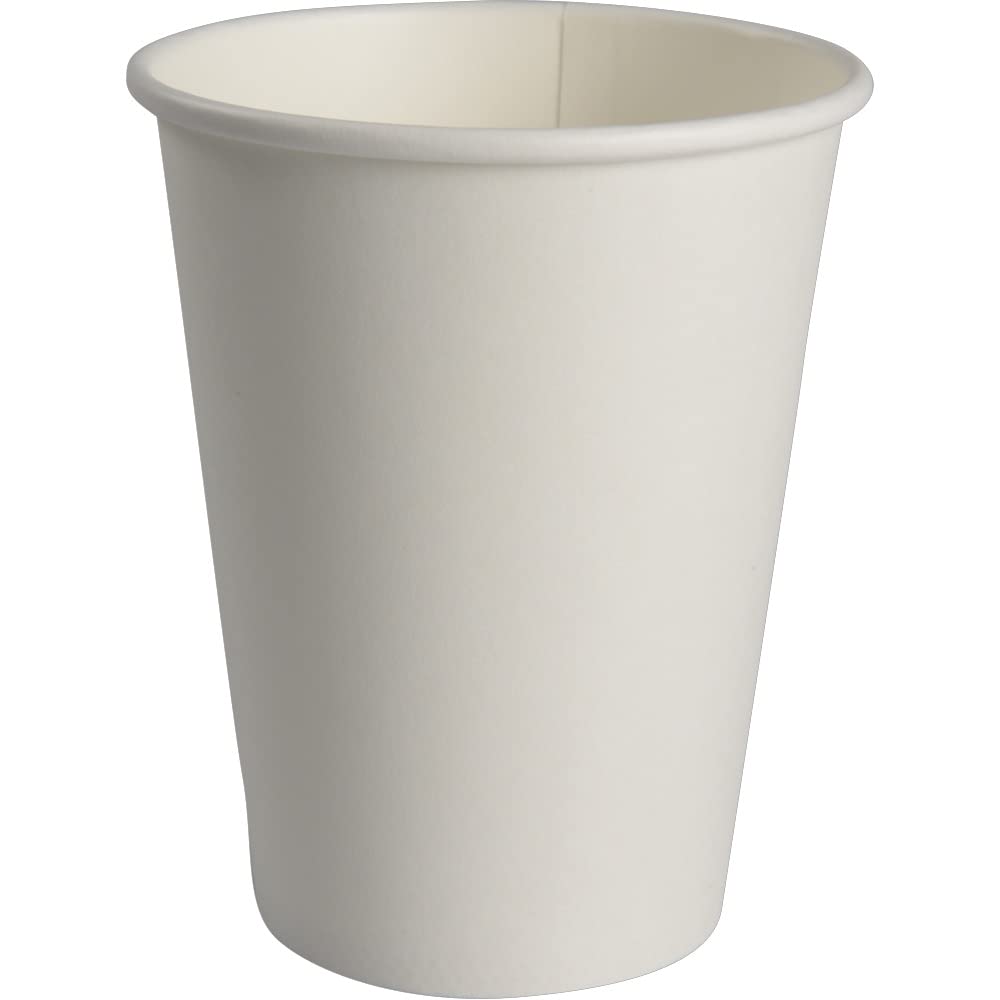 ABENA 5517 Gastro-Line Disposable Hot Cup, Compostable, White, 350ml