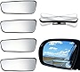 4 Pieces Blind Spot Mirror for Car Rear View Mirror Wide Angle Mirror HD Glass Convex Car Side Mirror Automotive Mirrors with Frame for Universal Car Truck SUV Accessories, Rectangular