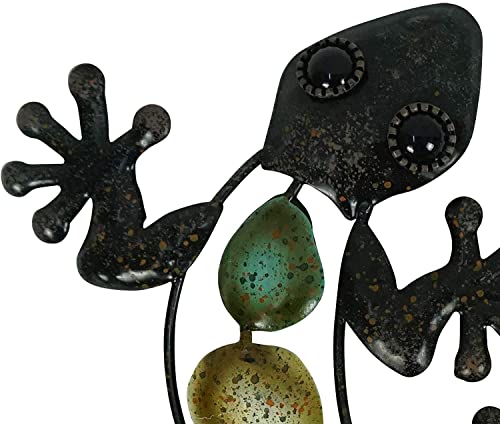 Liffy Metal Gecko Wall Decor Lizard Garden Art Hanging Outdoor Decorations For Patio Or Fence thumb #2