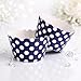 Dress My Cupcake Navy Blue Polka Dot Cupcake Wrappers, Set of 12 – Decorative Paper Baking Wraps for Standard Cupcakes, Party Desserts, Birthdays, Baby Showers, Weddings