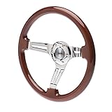 Tiefe des Kelchs 60 mm Simoni Racing DID Sportlenkrad A Kelch aus Holz, Schwarz