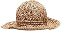 Desconocido Rafia Trenzado, Sombrero Mujer, Beige/camel, Talla Única