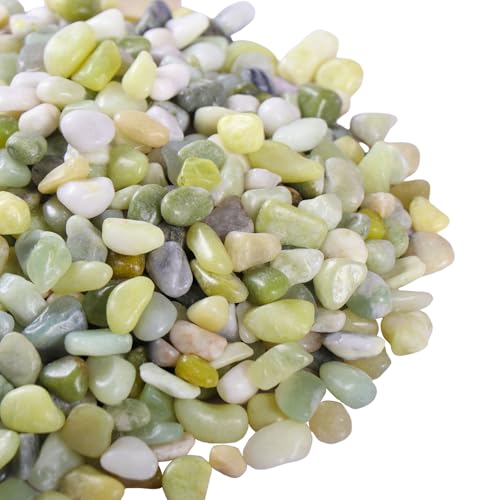 Calofulston 2.5lb Small Pebbles for Indoor Plants, 3/8 Inch Decorative Rocks for Lucky Bamboo Plants...