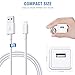 iPhone Charger Cord 6FT, [Apple MFi Certified] 2 Pack Lightning Cable Cube Phone Charging Transfer Cord Cable USB Plug Wall Charger Block Travel Adapter for iPhone 14/13/12/11/SE 2022/8/7/XS/XR/X/iPad