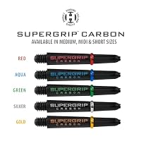 Harrows Darts 3 x Sätze von Carbon ST Dart-Schäften - 9 Dartschäfte insgesamt - Erhältlich in 3 Größen - Robustes Carbon-Verbundmaterial - Kurz Rot – Ansicht 4