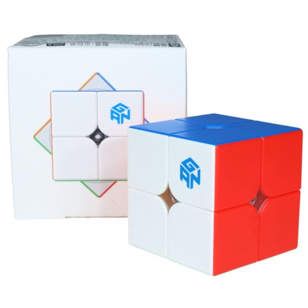 GAN 251 M Air 2x2 Magnetic Speed Cube | Lightweight 50g Design, Frosted Finish & Updated Mechanism | Fast Turning Professional 2x2 Puzzle-image-18