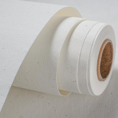 Natural White Wallpaper Grasscloth Textured Peel and Stick Wall Fabric&Wallpaper