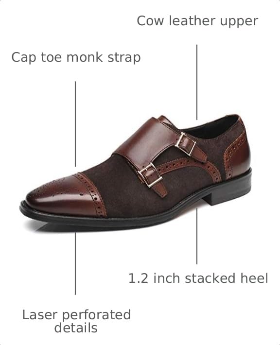 Image of Brown Leather Slip-On Loafers for Men by La Milano