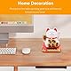 Chinese Lucky Cat, Winkekatze Chinese Waving Cat Solar Powered Waving Cat, Winkekatze Solarbetriebene Waving Arm Lucky Cat Waving Chinese Cat Waving Arm Fortune Wealth Welcoming Cat Home Car Decor