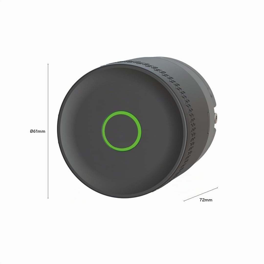 Yale Serrure Electronique Connectée Linus L2 Lite - Noir - 05/109100/MB - Accès sans clé - Installation facile - Compatible Matter | Clés numériques - Activité en temps réel - App Yale Home