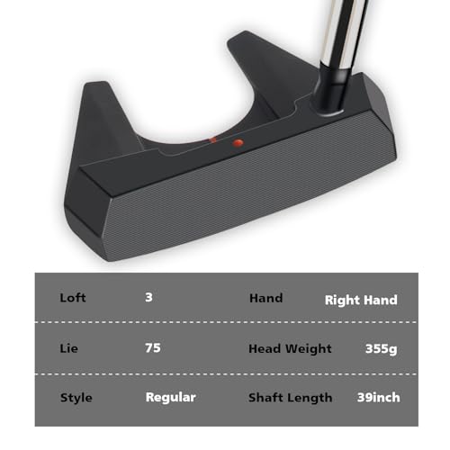 CNC Golf Putter, Right Hand, Regular Flex, Black, Men's Gift, Experienced Golfers - Image 3