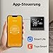 Beok Fussbodenheizung Thermostat Digital, WiFi Wasser Fußbodenheizung Smart Raumthermostat Programmierbarer Heizung thermostate mit LCD Kompatibel mit Tuya, Alexa APP Steuerung 3A TS4G-WIFI-WP