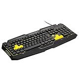 snakebyte BVB Gaming Tastatur (PC) - Offiziell lizenzierte Borussia Dortmund Gaming Tastatur / 19 Tasten mit Anti-Ghosting / 10 Mio Tastenanschläge Lebensdauer / LED-Beleuchtung / QWERTZ - DE Layout