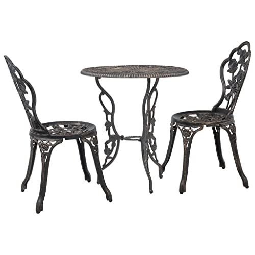 VidaXL Set da Bistrot 3 pz Elegante Classica