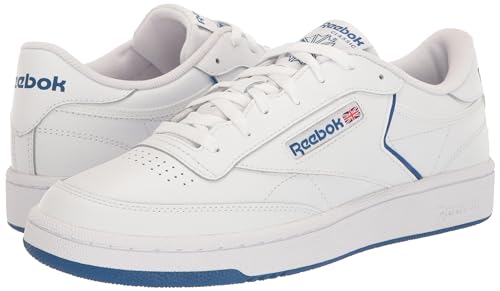 Image of Reebok Club C 85 Mens Tennis Shoes, Casual Fashion White Sneakers for Men